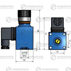 PRESSOSTATO FOX K53P (2/40 BAR)