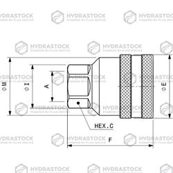 STUCCHI FRENATURA F IFR8 3/8 BSP