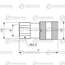 STUCCHI F FIRG14QE BSP (G. EPDM)