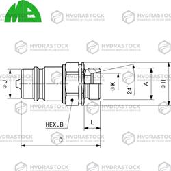 MB MASCHIO DT08 M14x1,5 AM11-08L