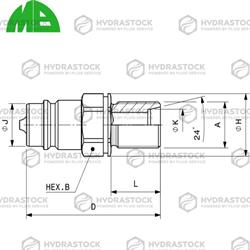 MB MASCHIO DT08 PASSAP. M14x1,5  AM13-08L