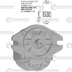 GALTECH 3GM-G-300-R-SAEB-K-N-14-0-N