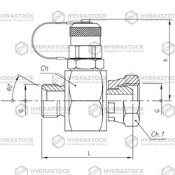 MINIPRESA GIUNZIONE DIRITTA M-F. GIR. 1 MET